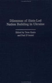 Tapa de Dilemmas of state-led nation building in Ukraine