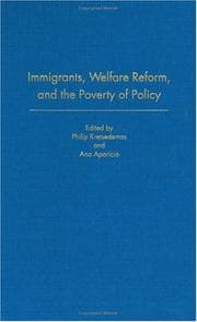Tapa de Immigrants, welfare reform, and the poverty of policy