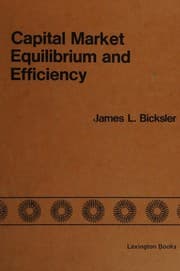 Tapa de Capital market equilibrium and efficiency