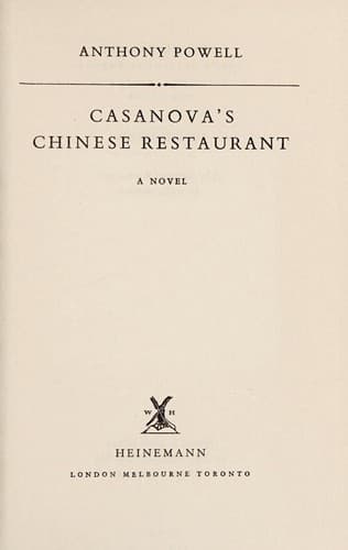 Tapa de Casanova's Chinese restaurant