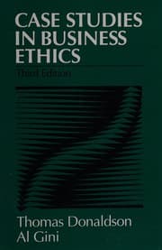 Tapa de Case studies in business ethics