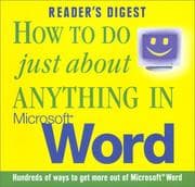 Tapa de How to do Just About Anything in Microsoft Word