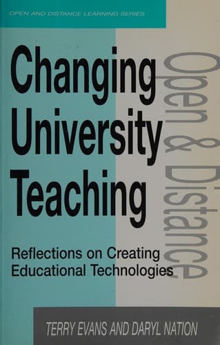 Tapa de Changing university teaching