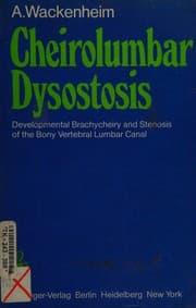 Tapa de Cheirolumbar dysostosis