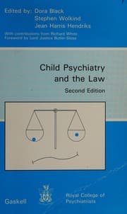 Tapa de Child psychiatry and the law