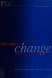 Tapa de Choosing to change
