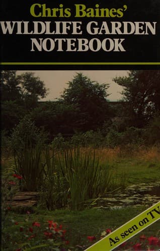 Tapa de Chris Baines Wildlife Garden Notebook
