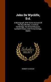 Tapa de John De Wycliffe, D.d.