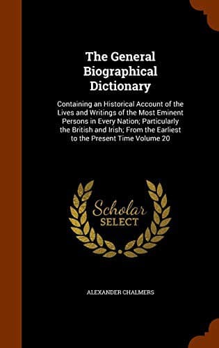 Tapa de The General Biographical Dictionary