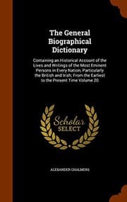 Tapa de The General Biographical Dictionary