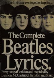 Tapa de The complete Beatles lyrics