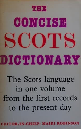 Tapa de The Concise Scots Dictionary