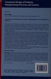 Tapa de Concurrent design of products, manufacturing processes and systems