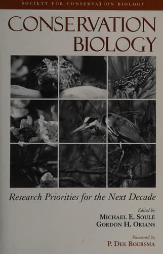Tapa de Conservation biology