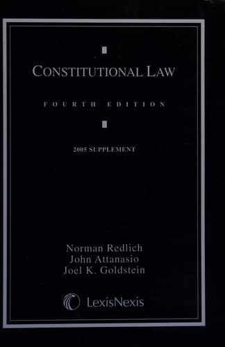 Tapa de Constitutional law