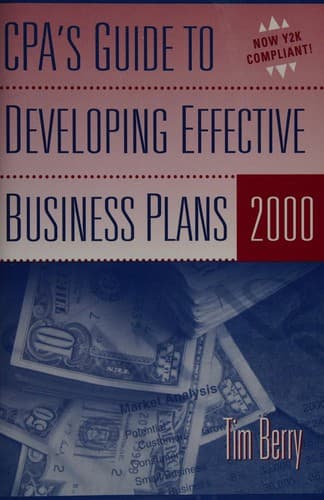 Tapa de CPA's guide to developing effective business plans, 2000