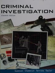 Tapa de Criminal investigation