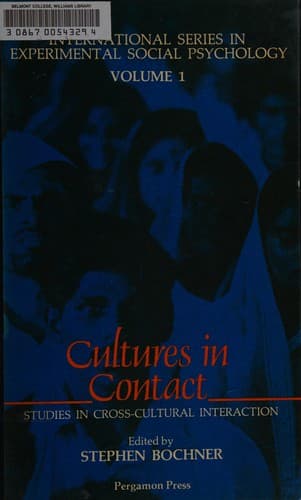 Tapa de Cultures in contact