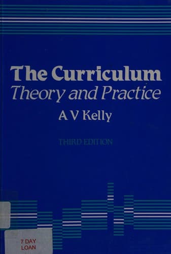 Tapa de The curriculum : theory and practice