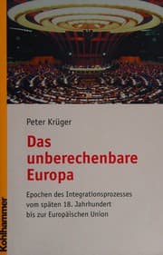 Tapa de Das unberechenbare Europa