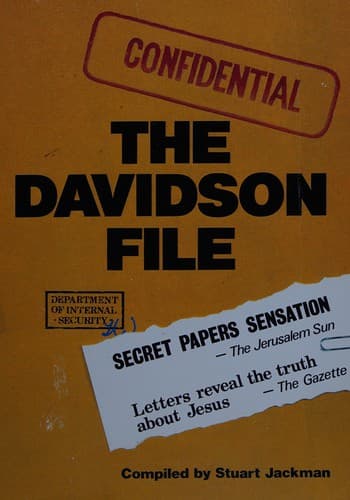 Tapa de The Davidson file