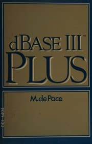 Tapa de DBase III Plus