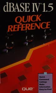 Tapa de dBASE IV 1.5 quick reference
