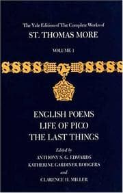 Tapa de The Yale Edition of The Complete Works of St. Thomas More