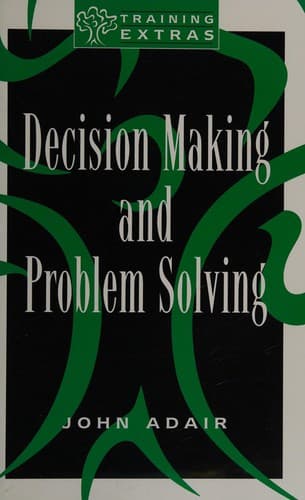 Tapa de Decision-Making and Problem Solving (Training Extras)