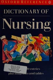 Tapa de Dictionary of nursing