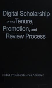 Tapa de Digital scholarship in the tenure, promotion, and review process