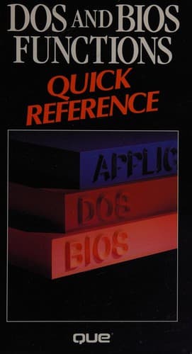 Tapa de DOS and BIOS functions quick reference