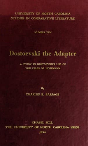 Tapa de Dostoevski the adapter