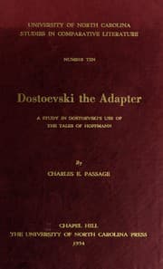 Tapa de Dostoevski the adapter