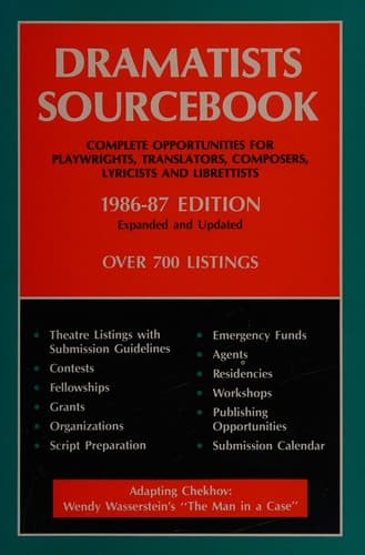 Tapa de Dramatists Sourcebook, 1986-87
