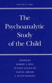 Tapa de Psychoanalytic Study of the Child