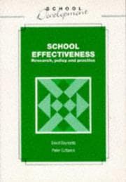 Tapa de School Effectiveness