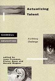 Tapa de Actualizing talent