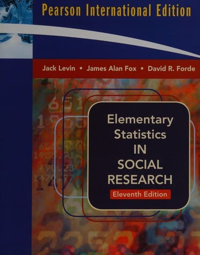 Tapa de Elementary Statistics in Social Research (11th Edition)
