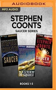 Tapa de Stephen Coonts Saucer Series : Books 1-3 : Saucer, Saucer : The Conquest, Saucer