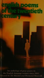 Tapa de English poems of the twentieth century