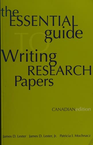 Tapa de Essential Guide to Writing Research Papers