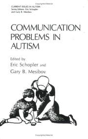 Tapa de Communication problems in autism