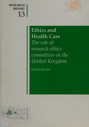 Tapa de Ethics and Health Care