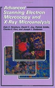 Tapa de Advanced scanning electron microscopy and X-ray microanalysis