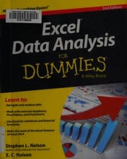 Tapa de Excel data analysis for dummies