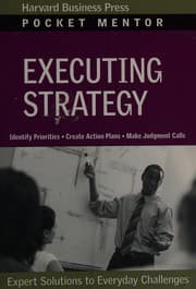 Tapa de Executing strategy
