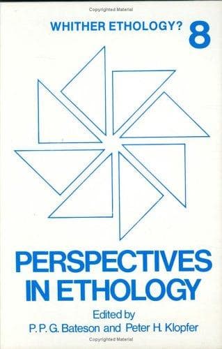 Tapa de Perspectives in Ethology, Vol. 8