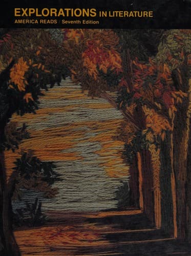 Tapa de Explorations in literature -- Seventh Edition