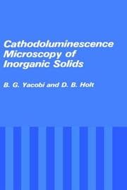 Tapa de Cathodoluminescence microscopy of inorganic solids